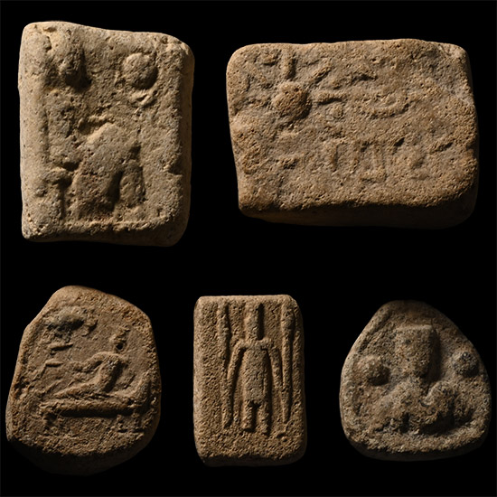 Eastern Roman Terracotta Tesserae and Tablet Collection