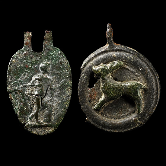 Roman Bronze Seal Box Lip Group