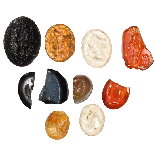 Roman Stone and Glass Gem Collection