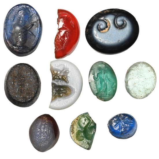 Roman Stone and Glass Gem Collection
