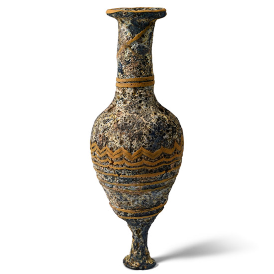 Greek Core-Formed Glass Amphoriskos