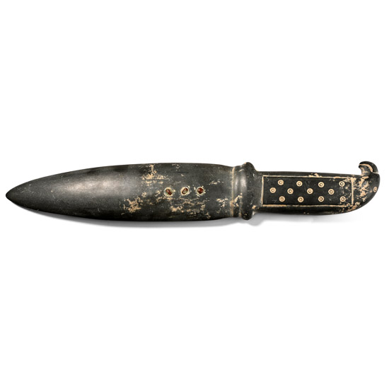 Western Asiatic Style Schist Ceremonial Dagger