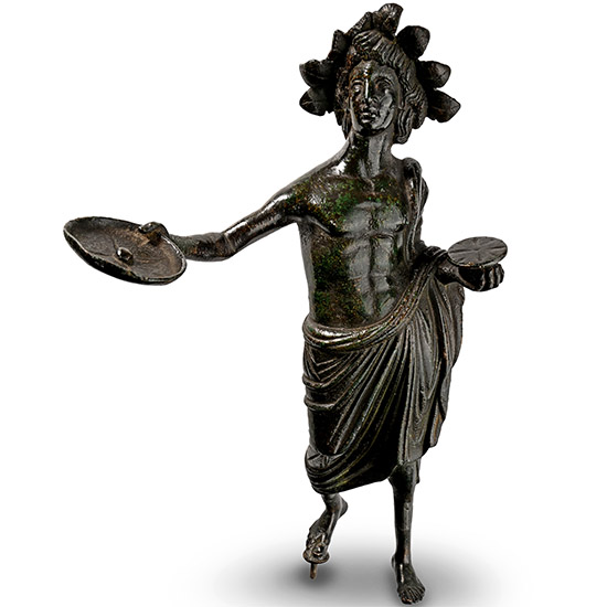 Large Roman Grand Tour Statue of a Priest with Patera