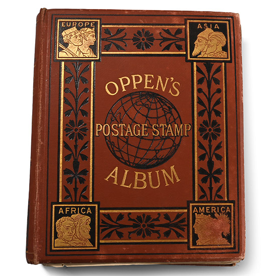 Lat 19th Century Oppens Postage Stamp Album with Catalogue