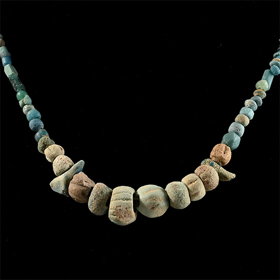 Western Asiatic Glass and Other Bead Necklace String