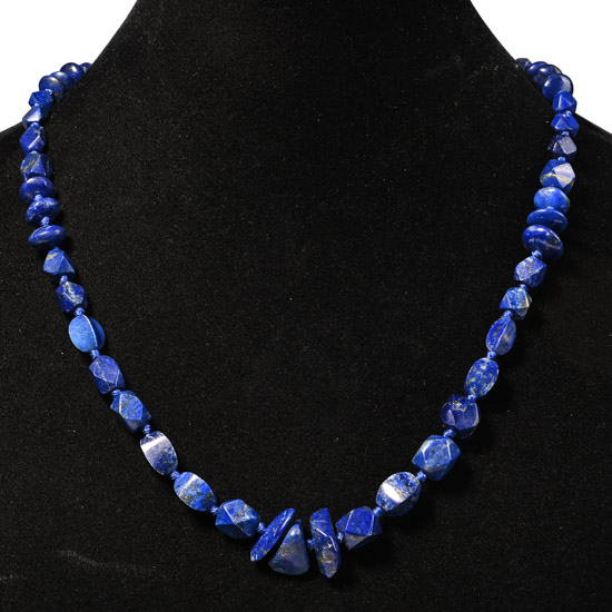 Bactrian Style Lapis Lazuli Bead Necklace