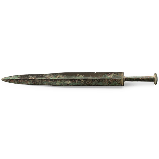 Chinese Han Style Bronze Sword