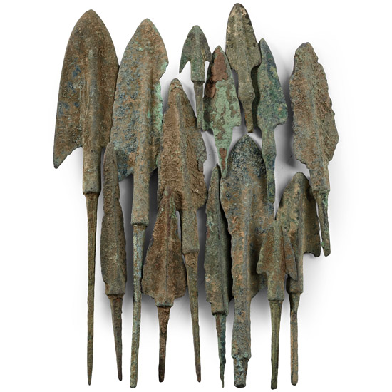 Western Asiatic Bronze Arrowhead Collection