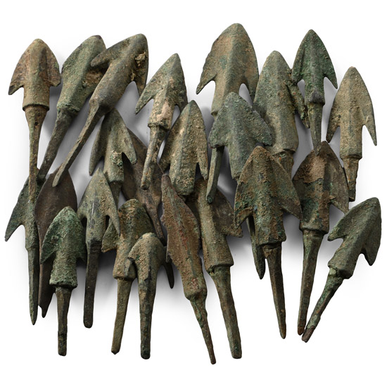 Western Asiatic Bronze Arrowhead Collection