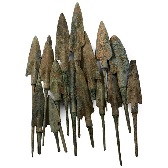 Western Asiatic Bronze Arrowhead Collection