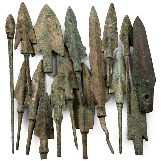 Western Asiatic Bronze Arrowhead Collection