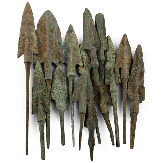 Western Asiatic Bronze Arrowhead Collection
