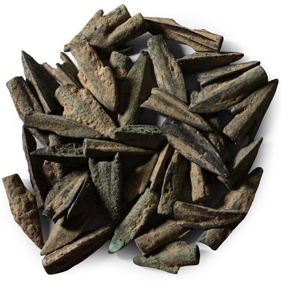 Greek and Scythian Bronze Arrowhead Collection