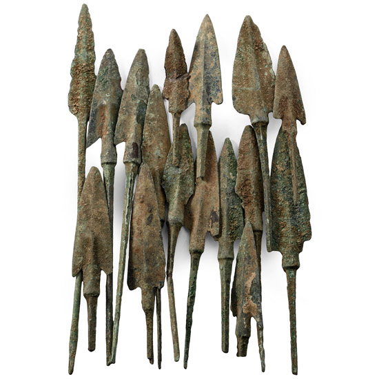 Western Asiatic Bronze Arrowhead Collection