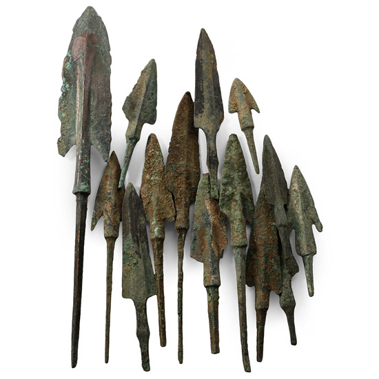Western Asiatic Bronze Arrowhead Collection