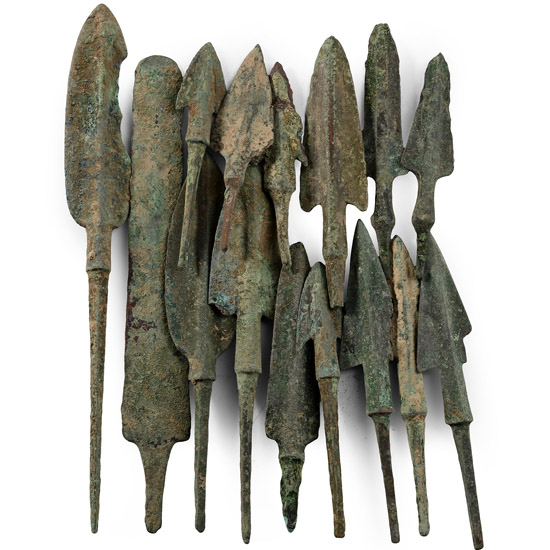 Western Asiatic Bronze Arrowhead Collection