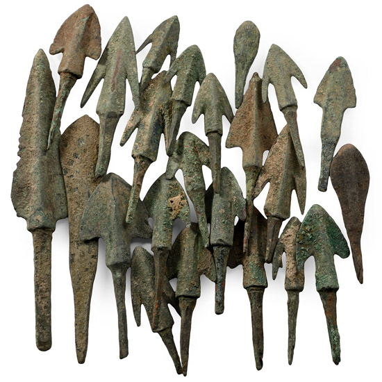 Western Asiatic Bronze Arrowhead Collection