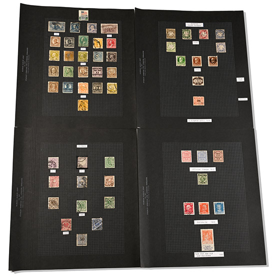 Pages of Stamps from North America and Germany