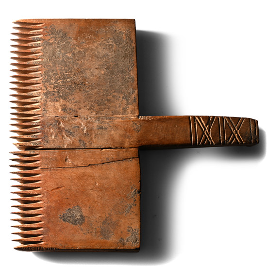 Egyptian Wood Weaving Comb