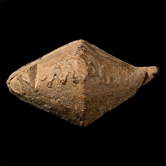 Roman Lead Cnaeus Pompey Battle of Munda Slingshot