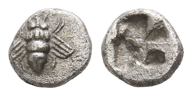 Ionia, Ephesos AR Obol.