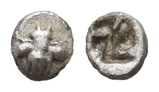 Ionia, Ephesos AR Tetartemorion.