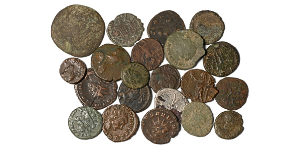 Twenty One [21] Roman, Greek and Celtic Coins.