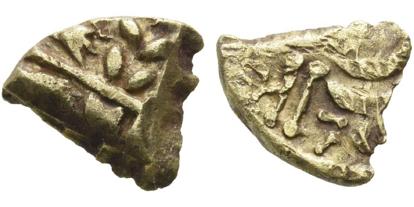 Celtic Britannia. Belgae AV Quarter Stater.