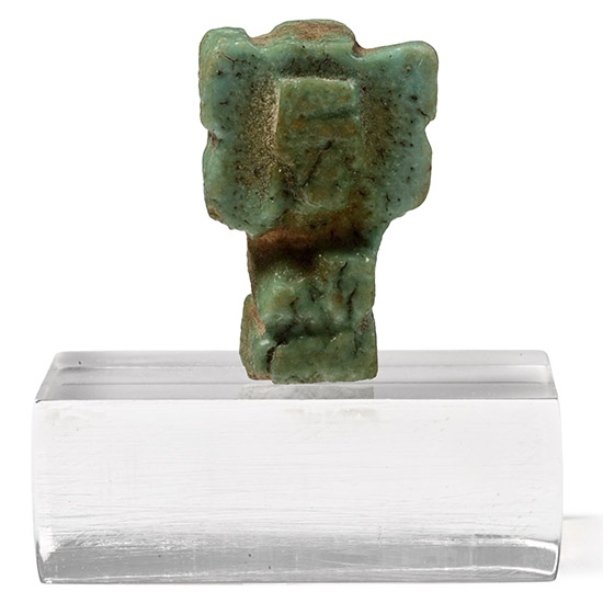 Egyptian Faience Shu Amulet