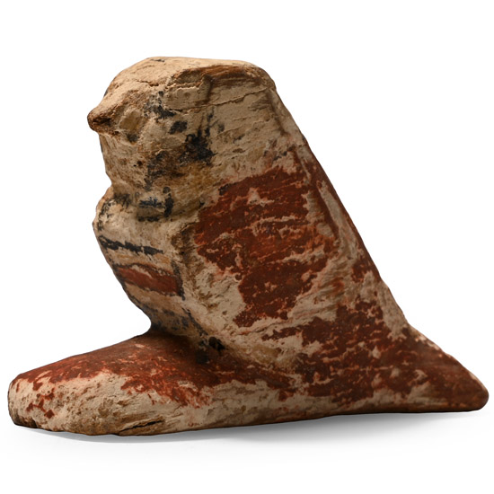 Egyptian Polychrome Wood Sokar Falcon