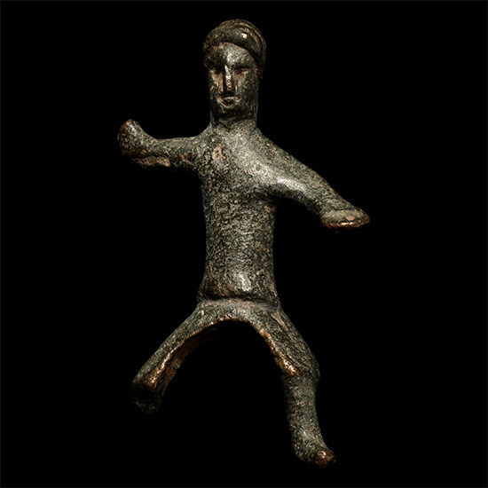 Celtic Bronze Rider Figure