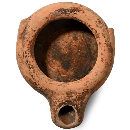Greek Terracotta Oil Lamp