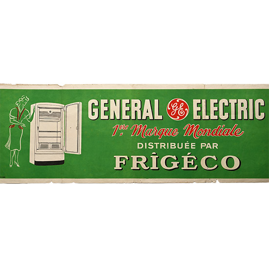 Original General Electric Frigéco Poster