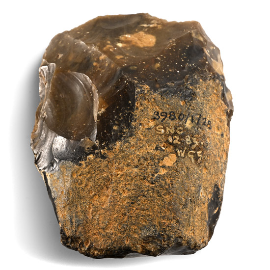 Stone Age Clactonian Flint Axehead