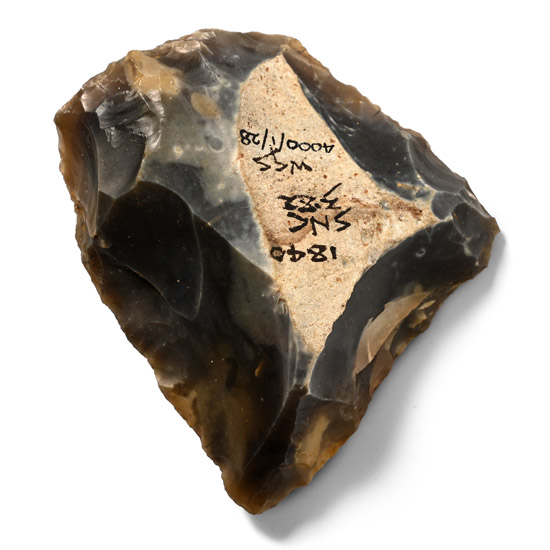 Stone Age Clactonian Flint Scraper