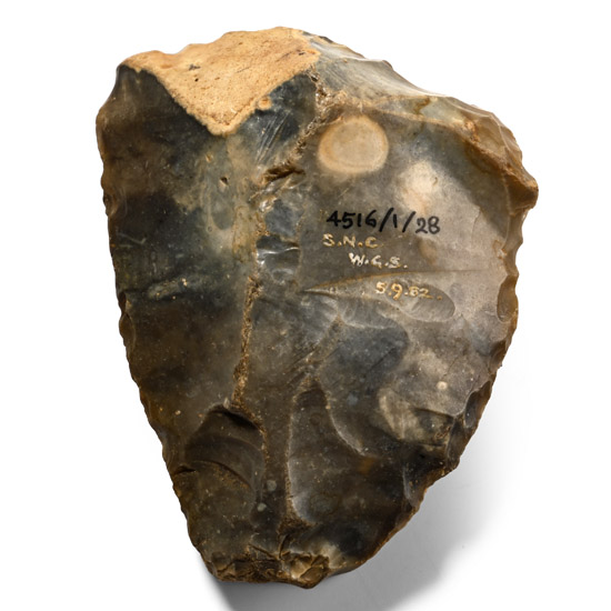 Stone Age Clactonian Flint Scraper