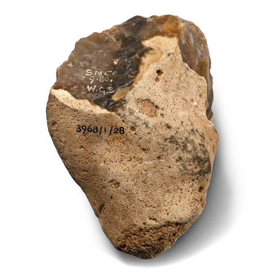 Stone Age Clactonian Flint Chopper