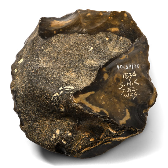 Stone Age Clactonian Flint Scraper or Core
