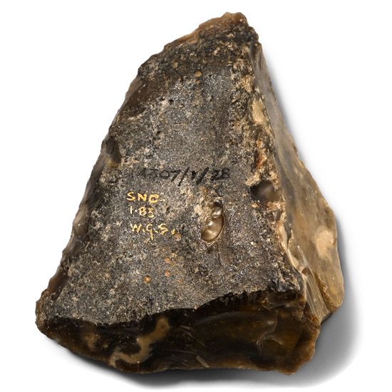 Stone Age Clactonian Flint Scraper