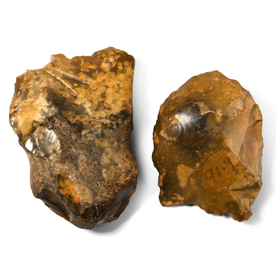Stone Age Clactonian Flint Tool Group