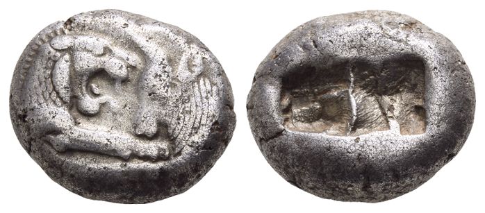Kingdom of Lydia, Kroisos AR Stater-Double Siglos.