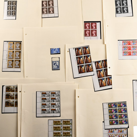 Queen Elizabeth II (QEII) Mint Stamp Block Collection