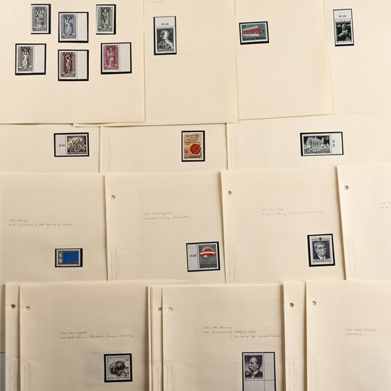Austria Mint Stamp Collection
