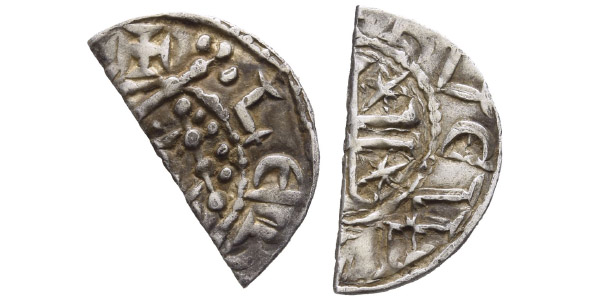 Scotland. William I The Lion AR Cut Halfpenny.