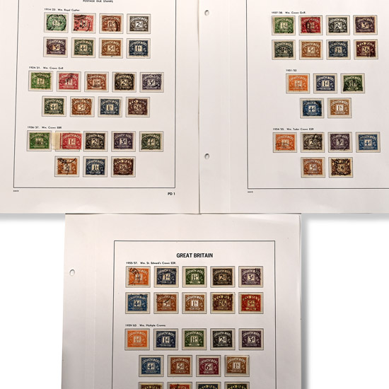 Great Britain Postage Due Stamps