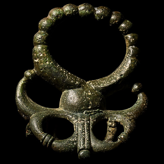 Celtic Bronze Openwork Chariot Teret Ring
