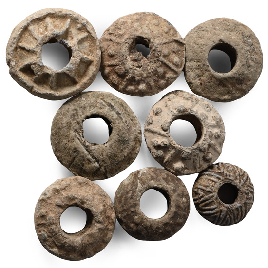 Medieval Lead Spindle Whorl Collection