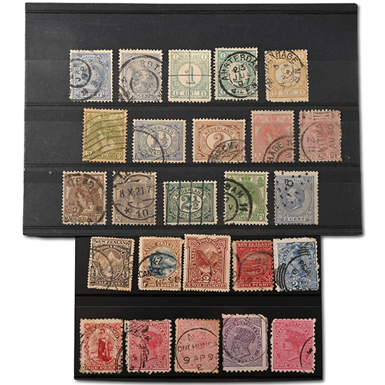 New Zealand and Netherlands Stamps