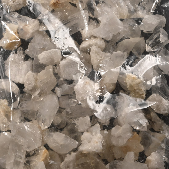 Large Group of One Hundred [100] Rock Crystal Quartz Specimens