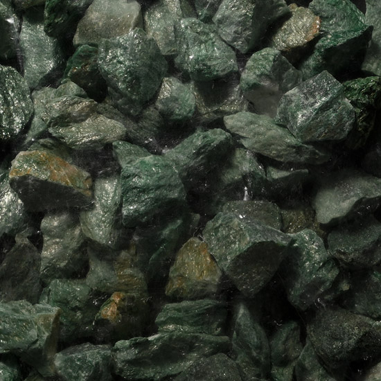 Large Group of One Hundred [100] Green Fuchsite Mica Specimens